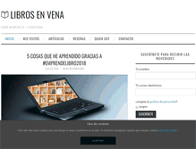 Tablet Screenshot of librosenvena.com